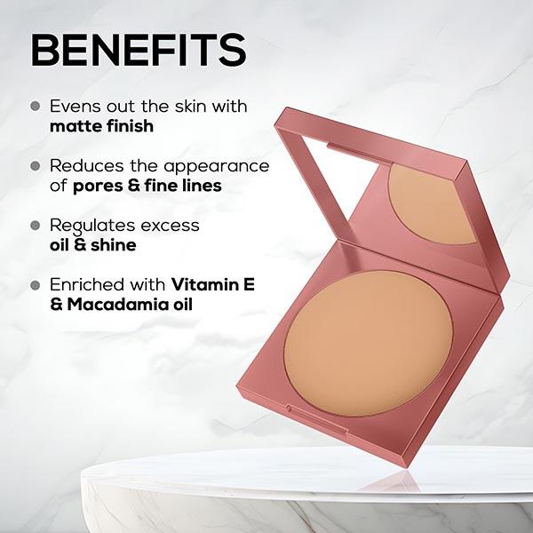 Renee Pro Power Puff Compact Powder- 060 Strength 9 gm - Compact Powder