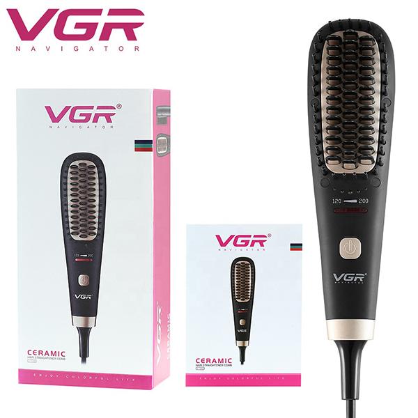 Netmeds | VGR V-568 Ionic Hair Straightener Brush with 5 Temperature Settings 1's