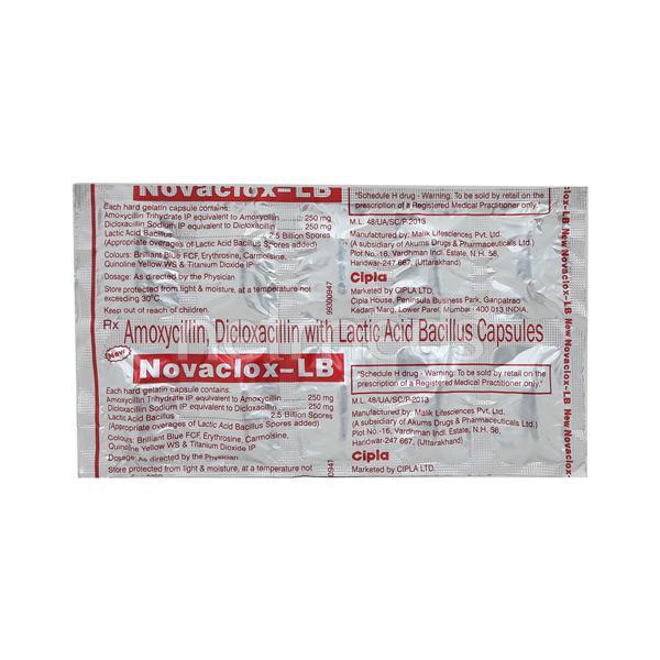 Novaclox LB New Capsule 10'S - Bacterial Infections-Pen