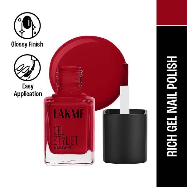 Lakme Absolute Gel Stylist Nail Color Fireside 12 Ml - Nail Polish