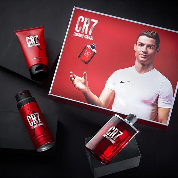 Cristiano Ronaldo CR7 Set (Eau De Toilette 100ml + Shower Gel 150ml + Deodorant Spray 150ml) 1's - Men Perfumes (Edt/Edp)