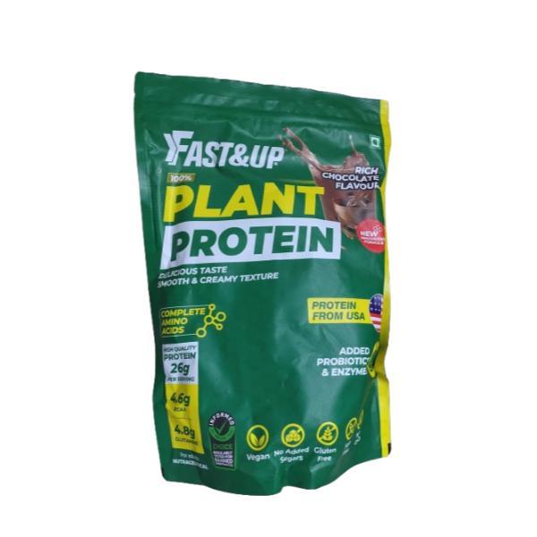 Netmeds | Fast&Up Plant Protein Powder - Rich Chocolate Flavour 925 g