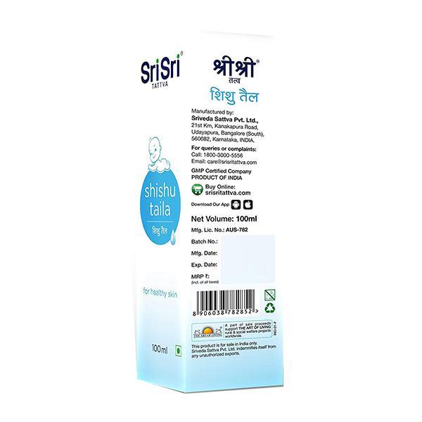 Sri Sri Tattva Shishu Taila 100 ml - Baby Skin Care
