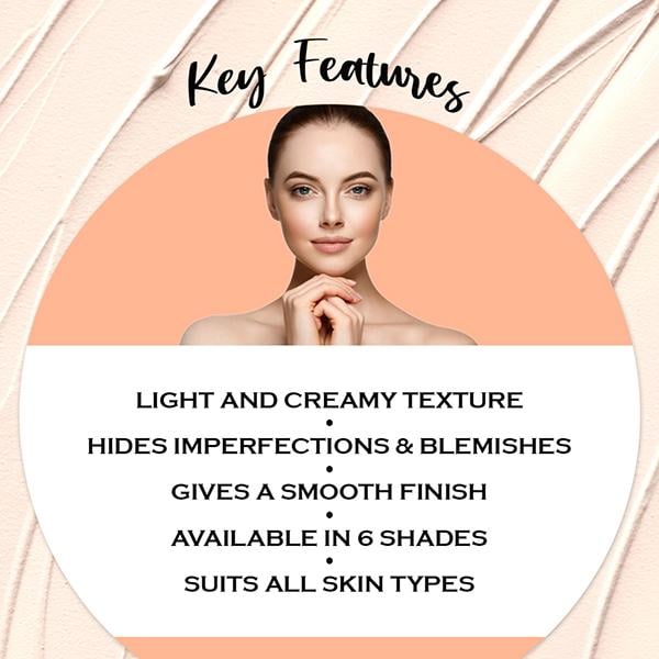 Half N Half Dark Sport Eraser Hd Liquid Concealer Creamy Texture High Coverage Light Weight Concealer for Face Makeup 02 12 ml - Concealer