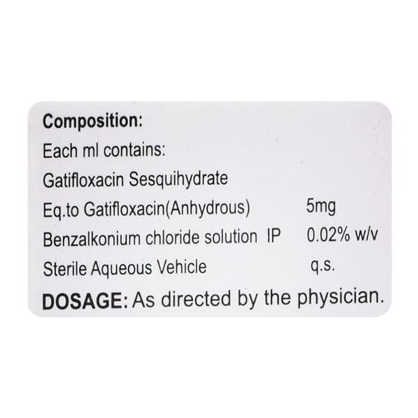 Gatsun Forte Eye Drops 5ml - Eye Infections-Eaa
