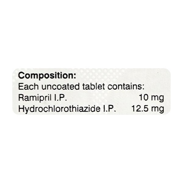 Ramistar H 10mg Tablet 15'S - Hypertension-ACE