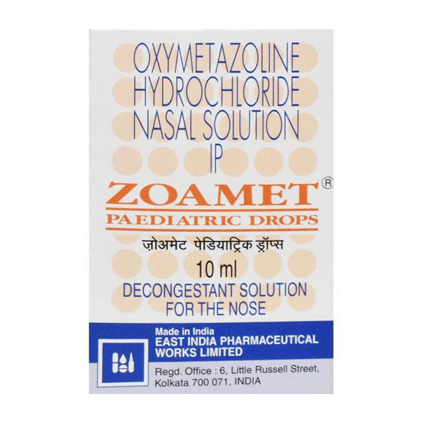 Zoamet Paediatric Nasal Drops 10ml - Nasal Congestion-Nas
