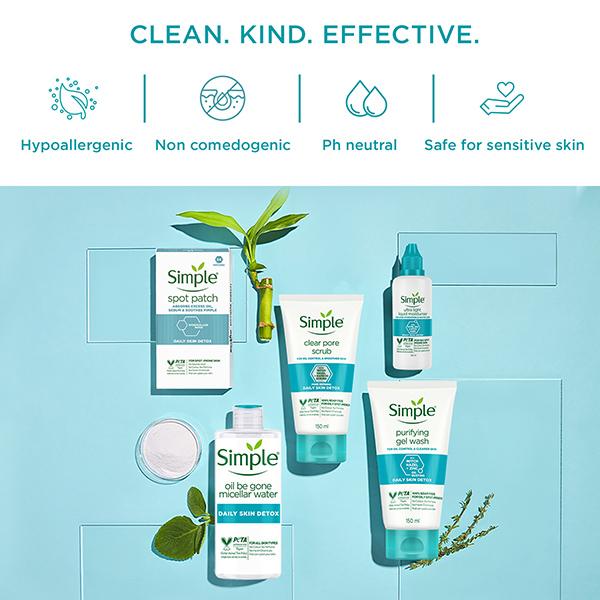 Simple Daily Skin Detox Ultralight Liquid Moisturizer 60 ml - Skin-Treatment