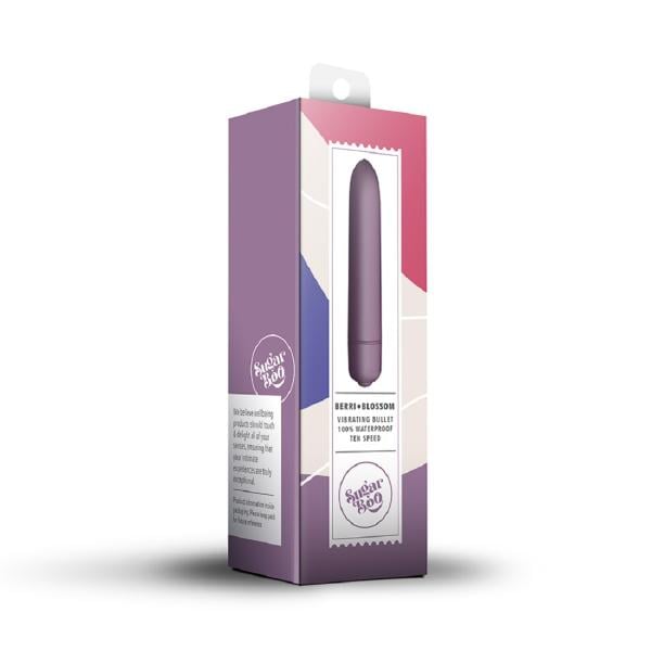 Netmeds | Gizmoswala SugarBoo Vibrating Bullet Massager - Berri Blossom (Purple) 1's