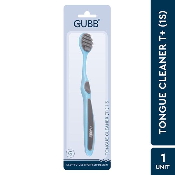Gubb 1 Pc New Tongue Cleaner 1S T+ Blue 175gm 175 gm - Floss & Tongue Cleaners