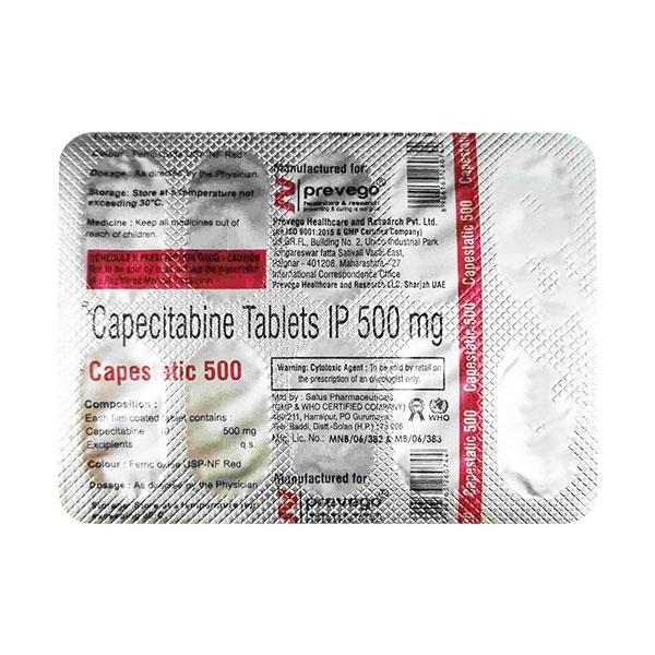 CAPESTATIC 500 Tablet 10's