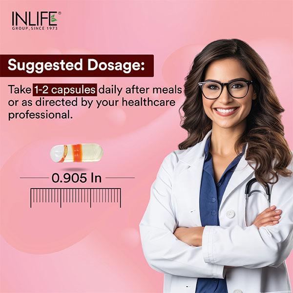 INLIFE Evening Primrose Oil 500 mg Capsules 60's - Women Health