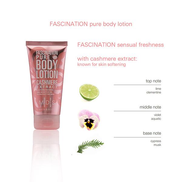 MADES Bath & Body Fascination Pure Body Lotion Pale Pink 150 ml - Lotions & Creams