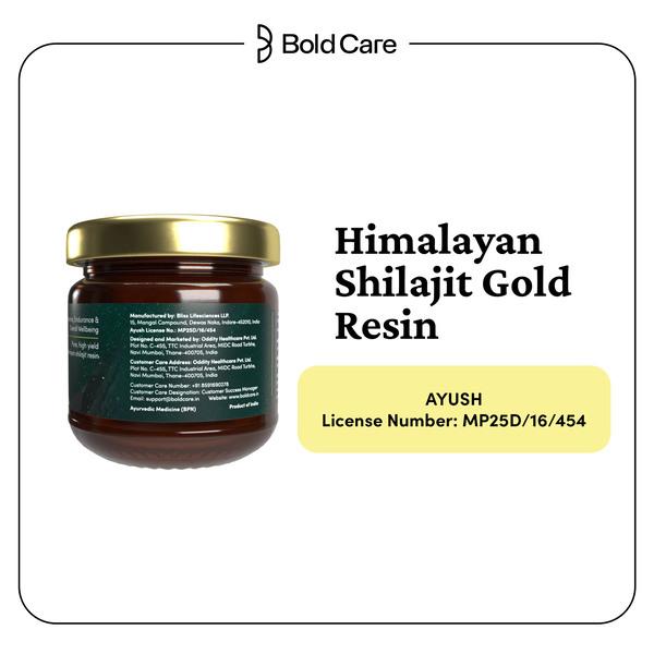 Bold Care Pure & Natural Himalayan Shilajit Gold Resin 20 gm - Other Supplements
