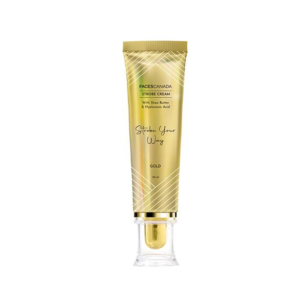 Faces Canada Strobe Cream - Gold 30 gm - Highlighters & Illuminators