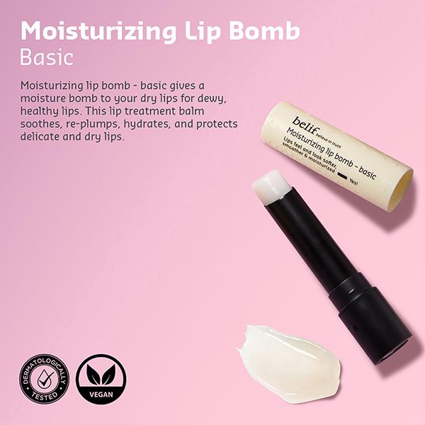 Belif Moisturizing Lip Bomb - Basic 3 gm - Lip Balms