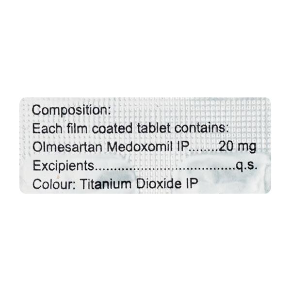 Olmin 20mg Tablet 10'S - Hypertension-Ang
