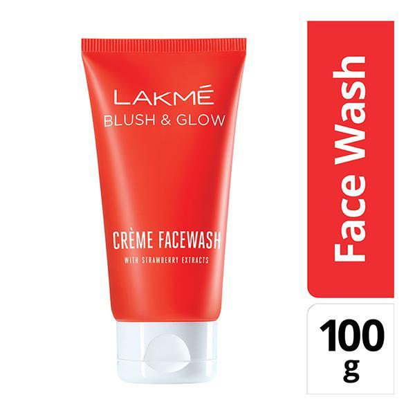 Lakme Strawberry Creme Face Wash 100 gm - Face Wash & Cleansers