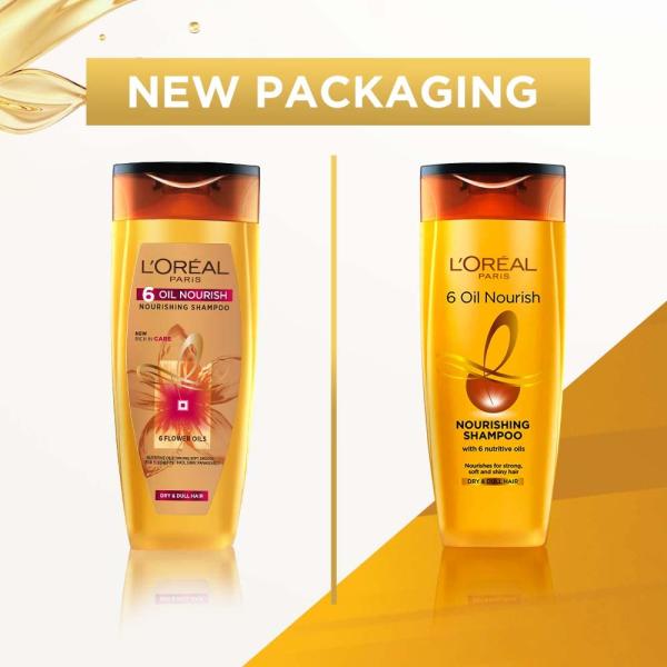 L'Oreal Paris 6 Oil Nourish Nourishing Shampoo 180 ml - Shampoos