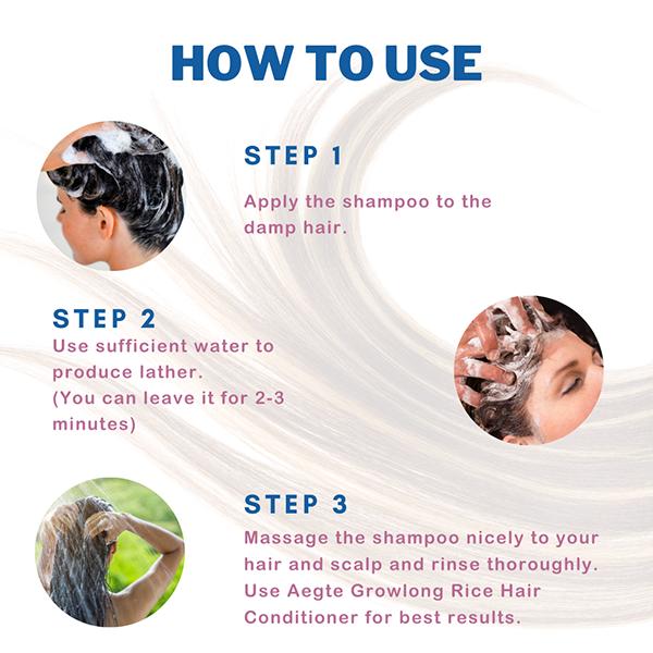 Aegte Growlong Rice Shampoo 250 ml - Shampoos