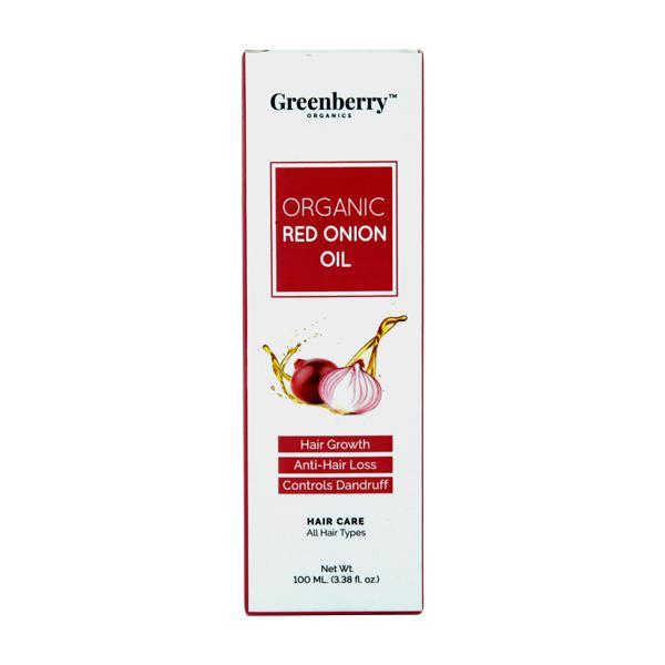 Greenberry Organics Red Onion Oil 100 ml - Hair Oils