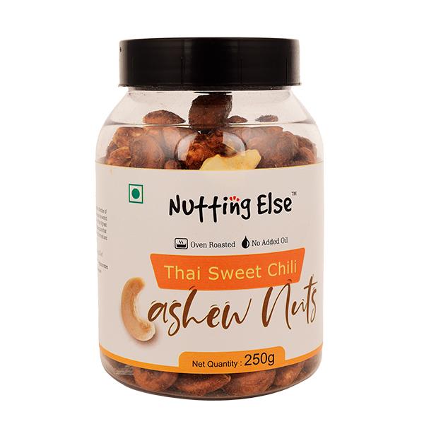 Nutting Else Thai Sweet Chili Cashew Nuts 250 gm - Nutritional Bars