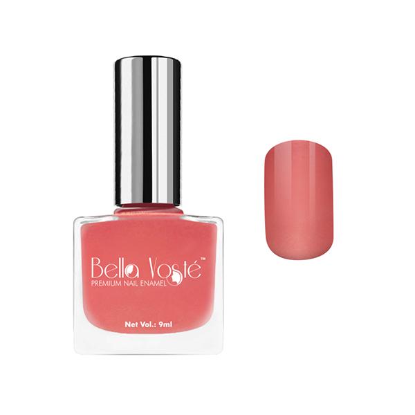 Bella Voste Gel-Shine Nail Paints Peachy Diamond(47) 9 Ml - Nail Polish