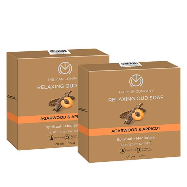 Netmeds | The Man Company Relaxing Oud Soap 100gm each 2's