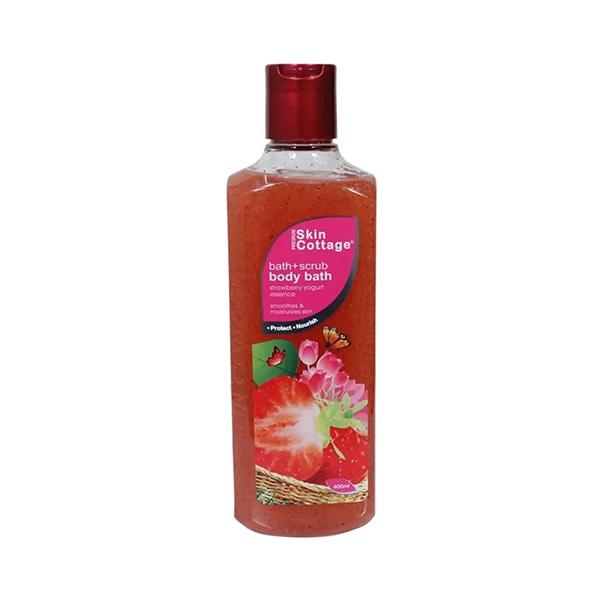 Skin Cottage Bath + Scrub (Strawberry) 400 ml - Scrubs & Exfoliants
