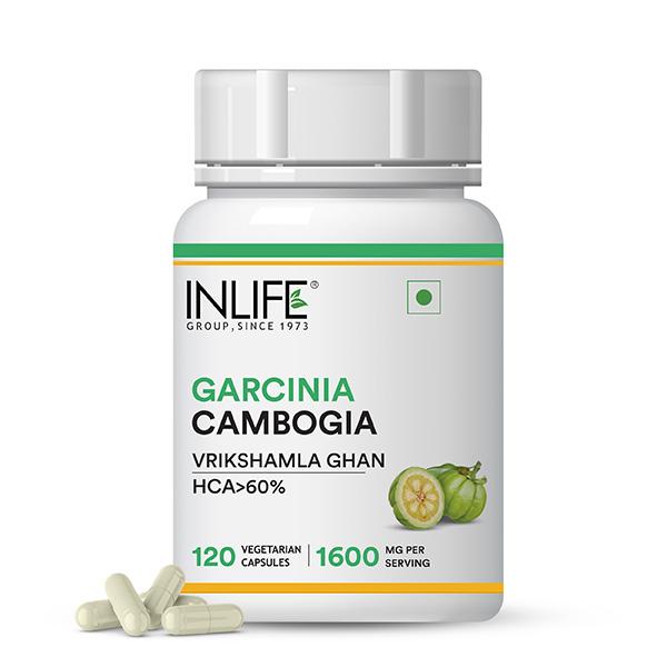 Netmeds | INLIFE Garcinia Cambogia 1600 mg Vegetarian Capsules 120's
