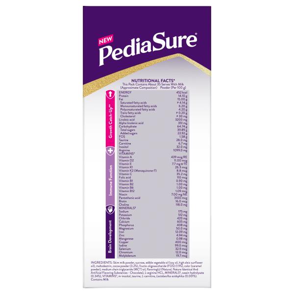Pediasure Scientifically Designed Nutrition Drink Refill - Chocolate Flavour 950 g - Kids Nutrition