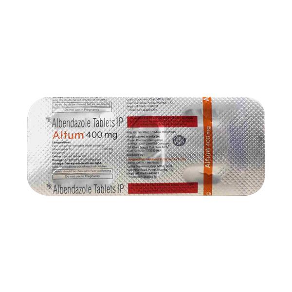 ALTUM 400mg Tablet 1's - Parasitic Worms-Ant