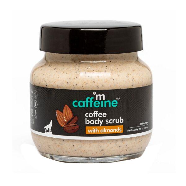 Mcaffeine Creamy Coffee Body Scrub with Almonds , Exfoliates, Removes  and Dry Skin 200gm - Scrubs & Exfoliants