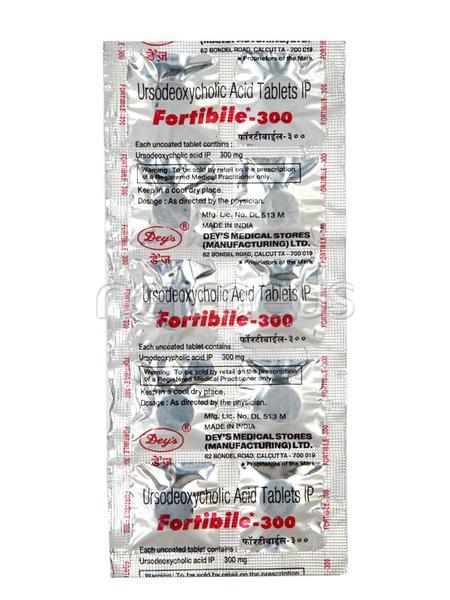 Fortibile 300mg Tablet 10'S - Cholelithiasis/Gall Stones