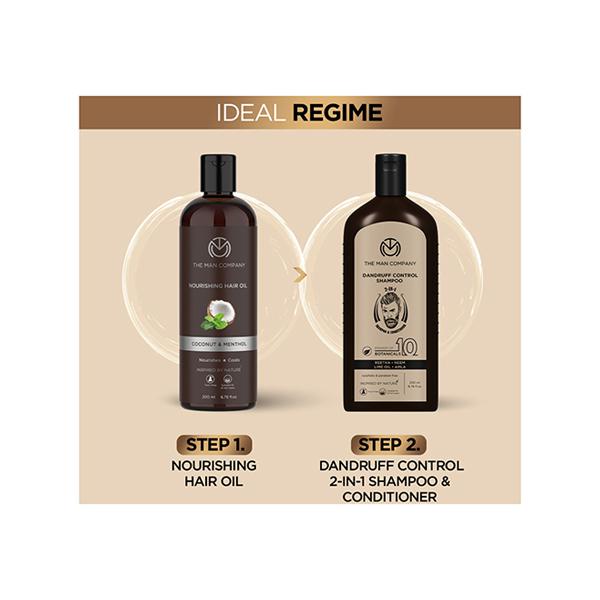 The Man Company 2-in-1 Anti Dandruff Shampoo & Conditioner for Men 200 ml - Shampoos
