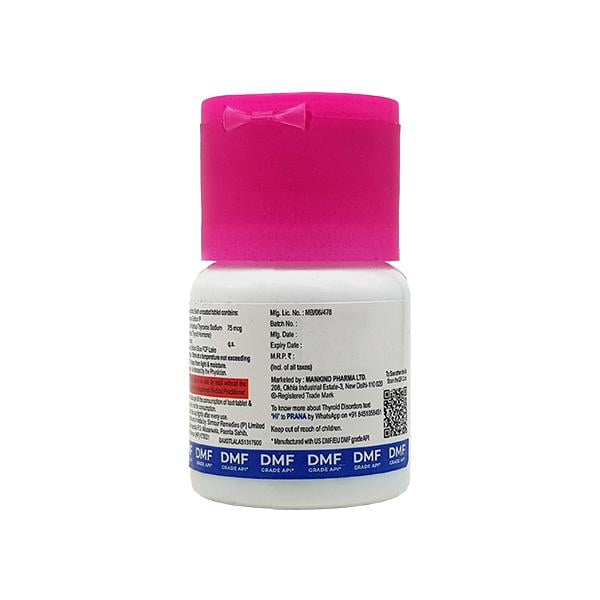 THYRONEED 75 Tablet 120's - Hypothyroidism-Ant
