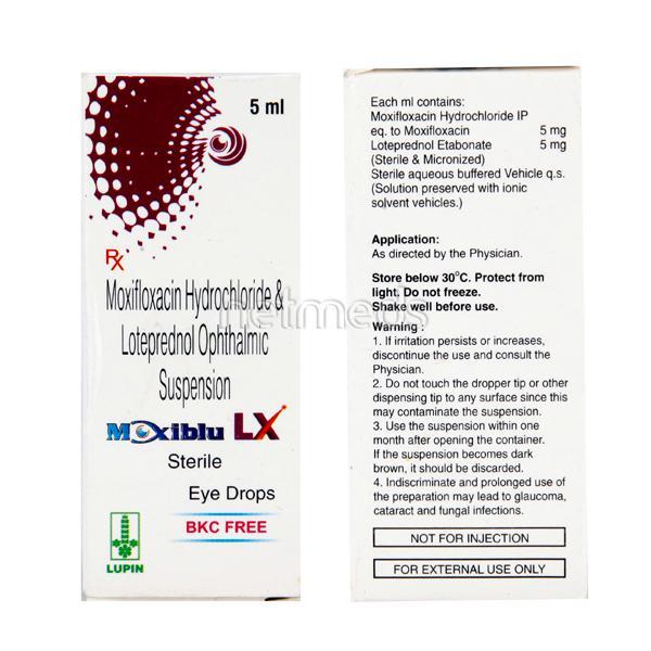 Moxiblu LX Drops 5ml - Eye Infections-Eaa