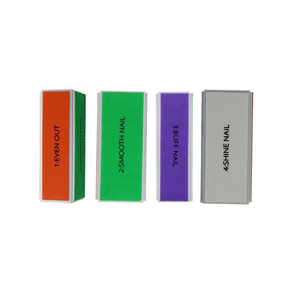 Netmeds | Bronson Professional Nail Buffer Shiner Filer 4-way Manicure Pedicure Block 1's