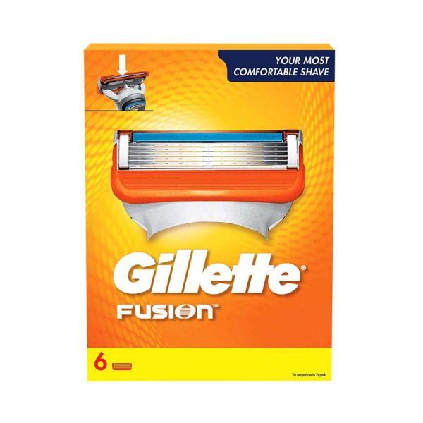 Gillette Fusion Manual Blades - 6 Count for Styling Back Blade 6's - Razors & Cartridges