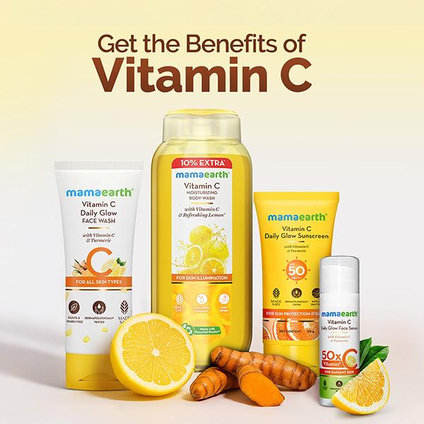 Mamaearth Vitamin C Face Wash 100 ml - Face Washes