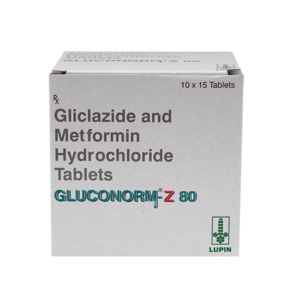 GLUCONORM Z 80mg Tablet 15's - Diabetes-Ant