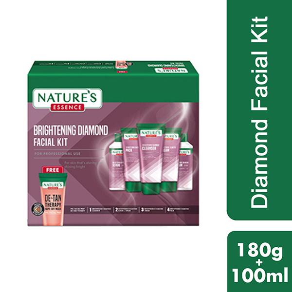 Nature's Essence Advanced Brightening Diamond Kit 230 gm - Facial Kits