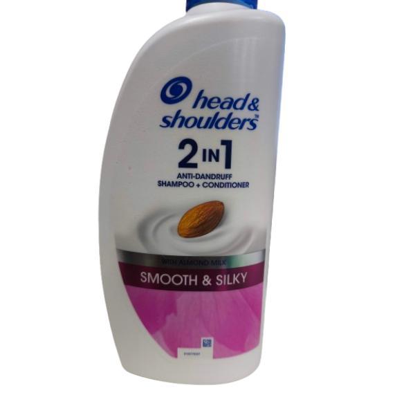 Netmeds | Head & Shoulders 2-in-1 Anti Dandruff Shampoo + Conditioner With Almond Milk 650 ml