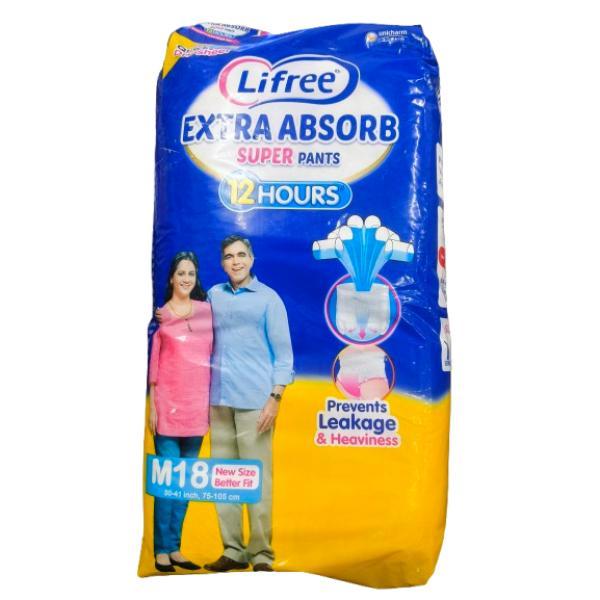 Lifree Extra Absorb Super Pants M 18's