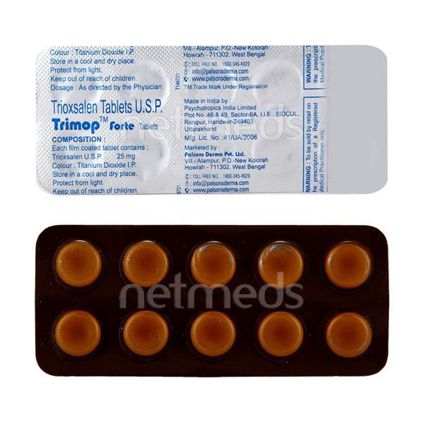 Trimop Forte Tablet 10'S - Psoriasis/Seborrhea/Ichthyosis-Oth
