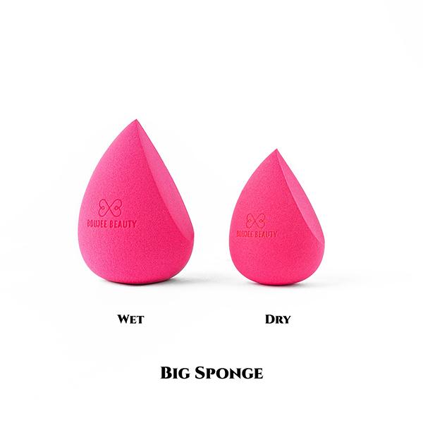 Boujee Beauty 1xsmall Sponge + 1xlarge Sponge (Pink) S01p 1's - Sponges & Applicators