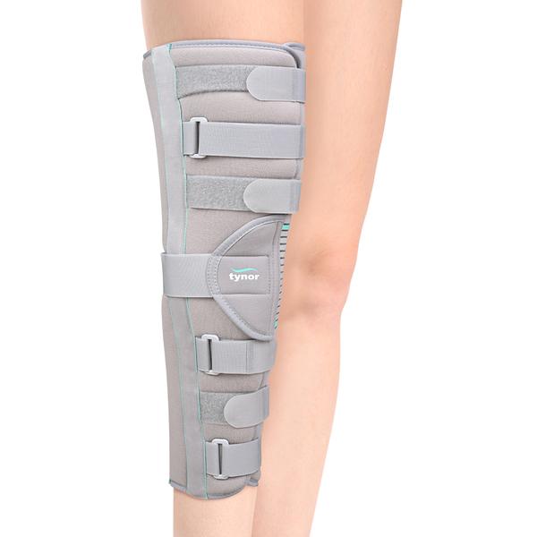 Tynor Knee Immobiliser 22 Inches (D-28)(37 cm - 43 cm) - Grey (S) 1's - Knee/Leg Supports