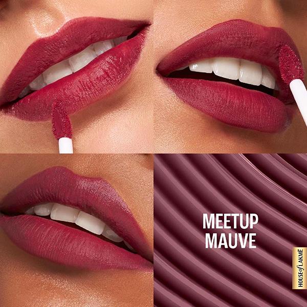 Lakme 9To5 Hya Matte Lip Liquid + Hyaluronic Acid Meetup Mauve 5.3 ml - Liquid Lipsticks
