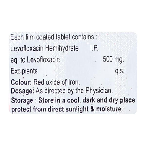 LEVFOX 500mg Tablet 10's - Bacterial Infections-Qui