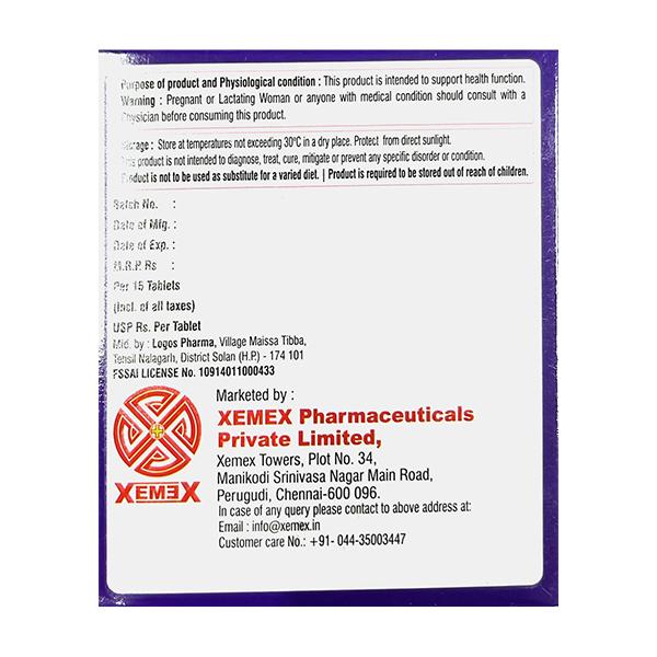 XEMEX XEMTAB Tablet 15's - Supplements-Vam